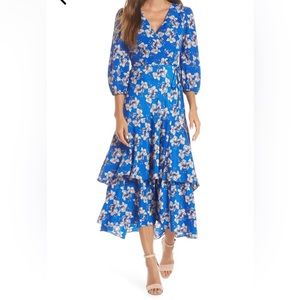 Eliza J Faux Wrap Dress